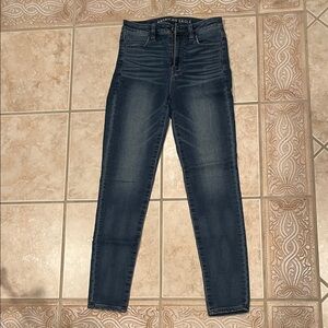 American Eagle Outfitters Dark Blue Skinny Jeans